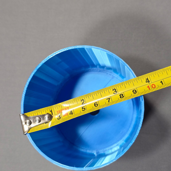 Aquaponic Aquarium Wicking Planter Pot White Blue Self Watering Fish Tank Decor - Picture 10 of 16